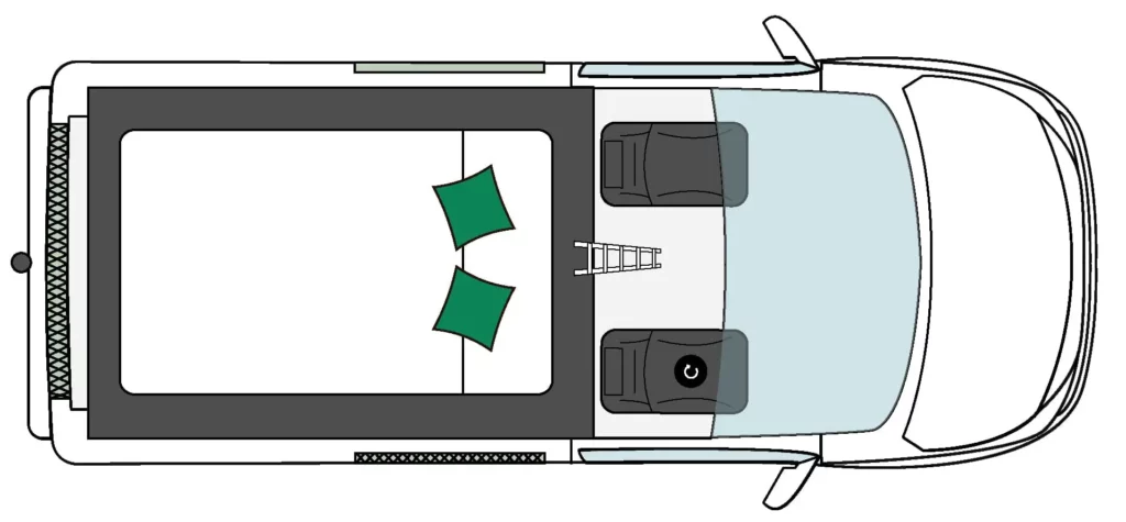 Van aménagé 2 à 4 places, Flex Confort PLUS